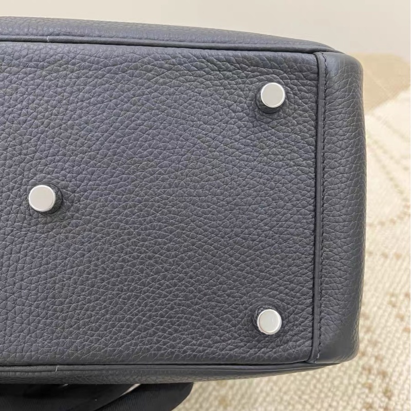 Hermes Lindy 26 黑銀-6