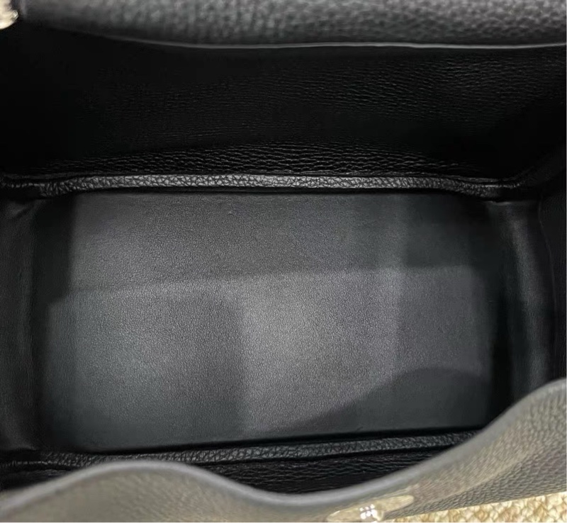 Hermes Lindy 26 黑銀-13