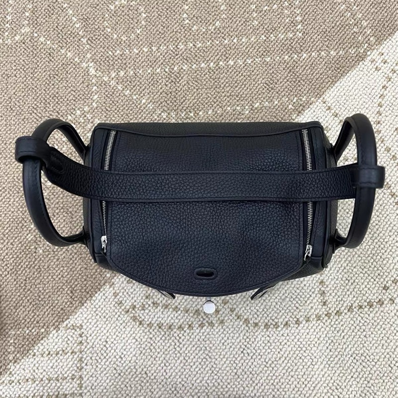 Hermes Lindy 26 黑銀-16