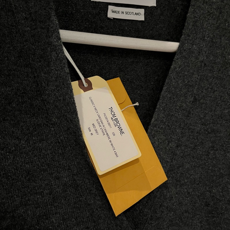 全新Thom Browne Cashmere Cardigan 克什米爾針織外套-2