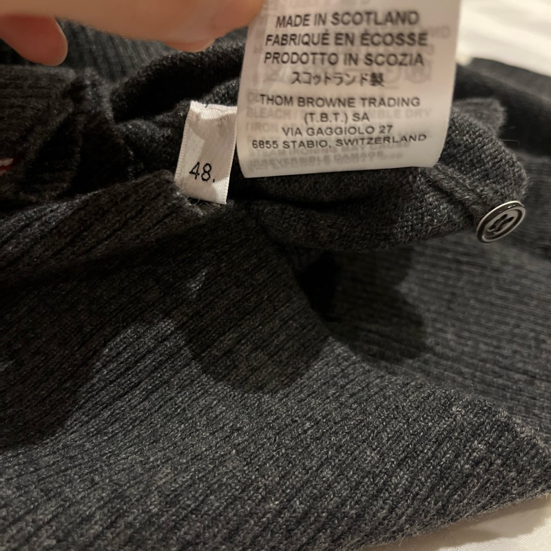 全新Thom Browne Cashmere Cardigan 克什米爾針織外套-11