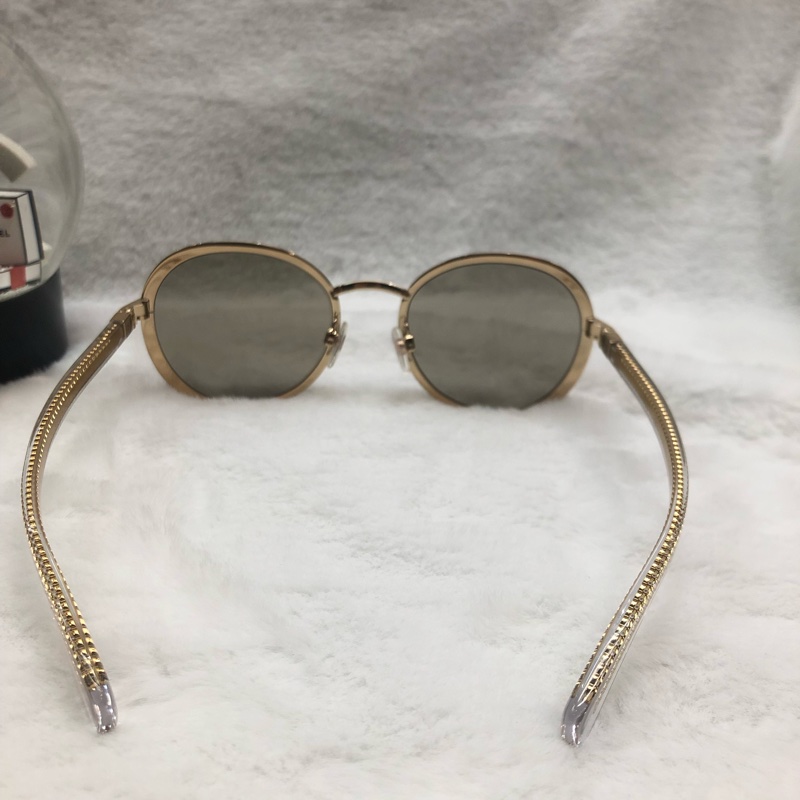 Chanel 圓形金色金屬太陽眼鏡4206 I601-9
