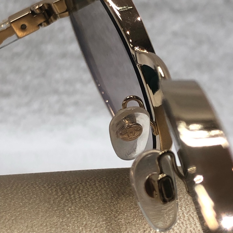 Chanel 圓形金色金屬太陽眼鏡4206 I601-24