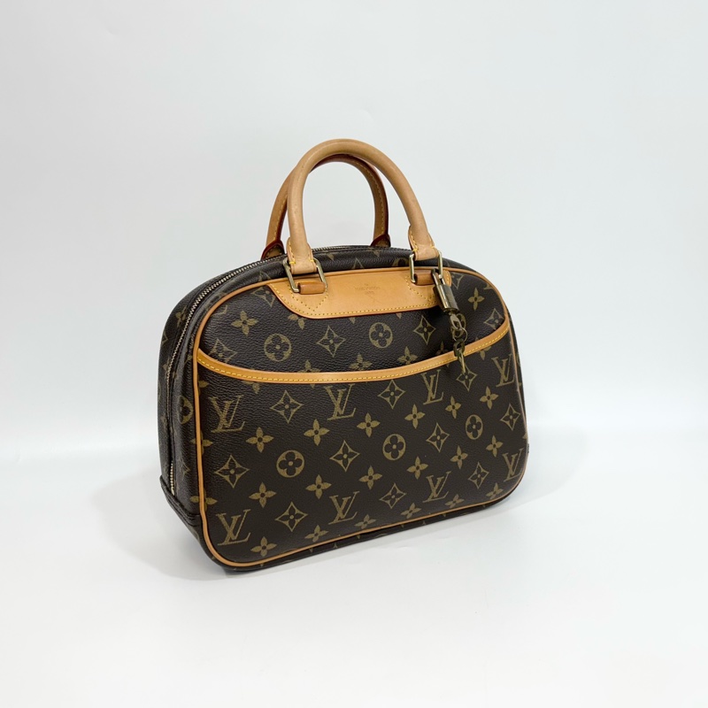 LV原花拉鍊前口袋手提小珍包M42228-2