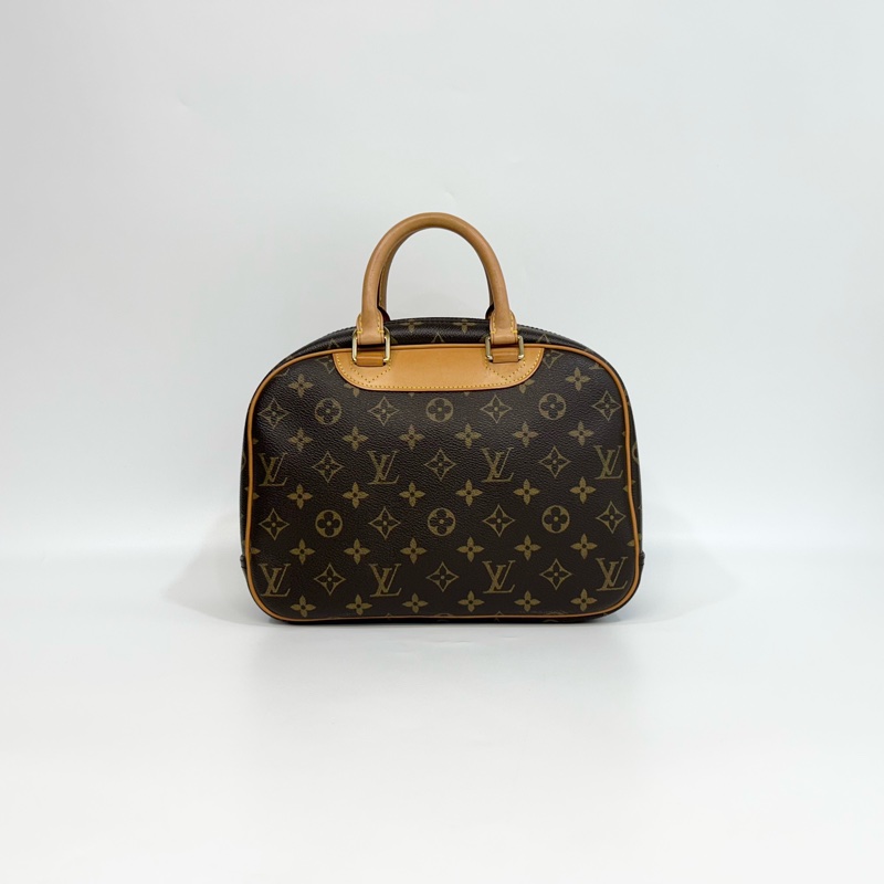 LV原花拉鍊前口袋手提小珍包M42228-3