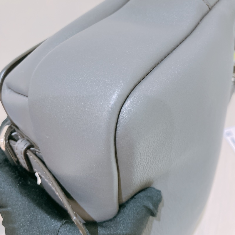 TK1872 Loewe 羅意威灰色軍旅信差斜背包Military Messenger Bag In Supple Smooth Calfskin And Jacquard-6