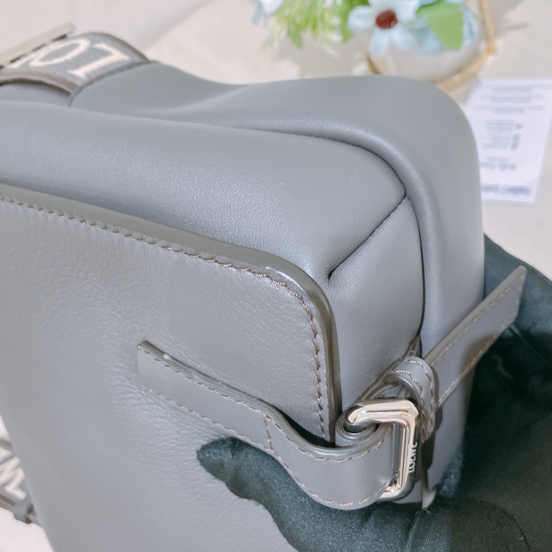 TK1872 Loewe 羅意威灰色軍旅信差斜背包Military Messenger Bag In Supple Smooth Calfskin And Jacquard-46