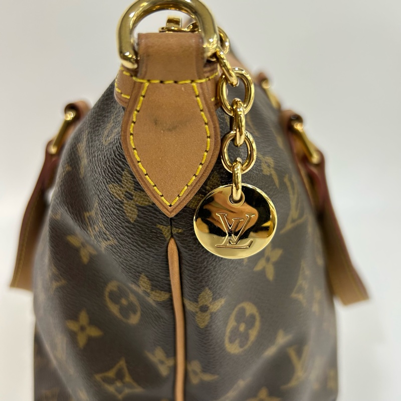 LV原花抓皺一字拉鍊水餃包M40145-6