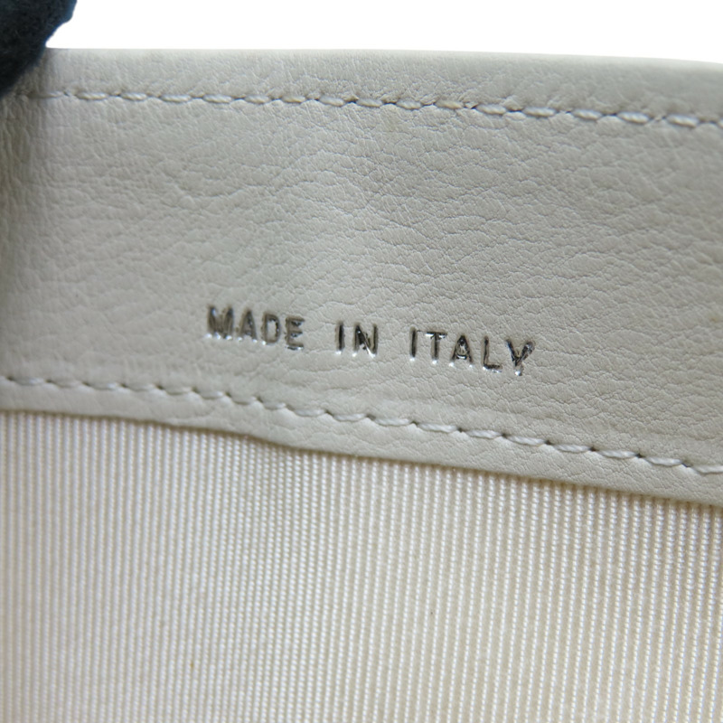 白色 皮革 扣式 長夾【CHANEL 香奈兒】-10