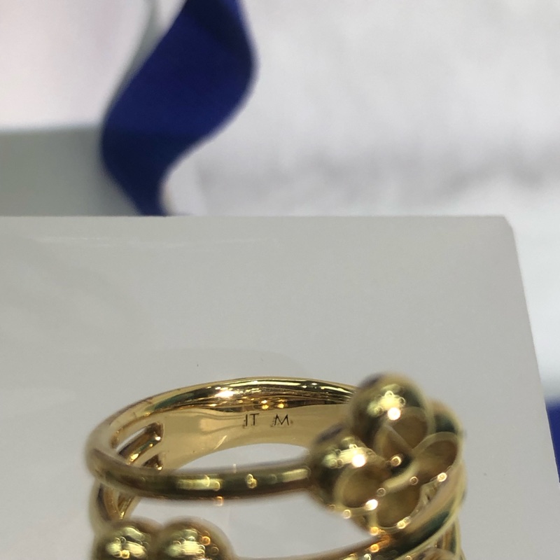 LV Flowers黃金戒指 I577-5