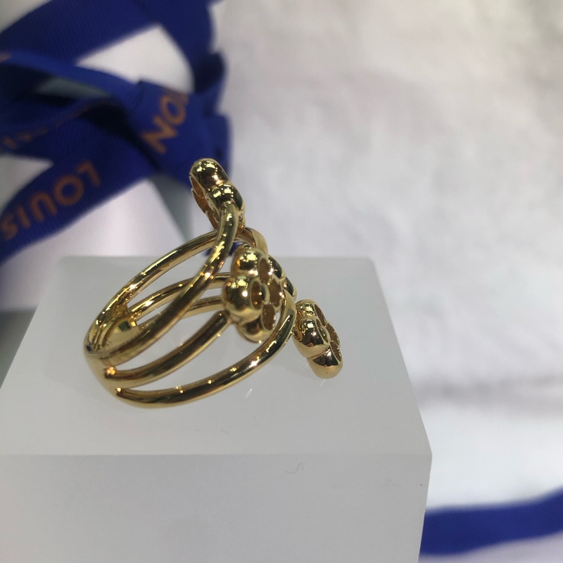 LV Flowers黃金戒指 I577-28