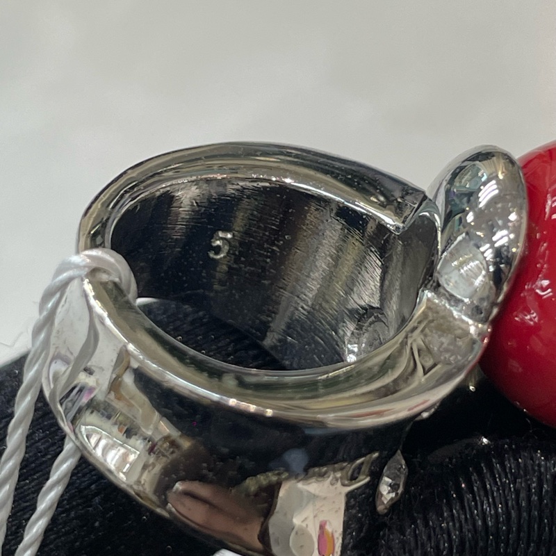 Dior tribales 紅黑圓球戒指XB759-10