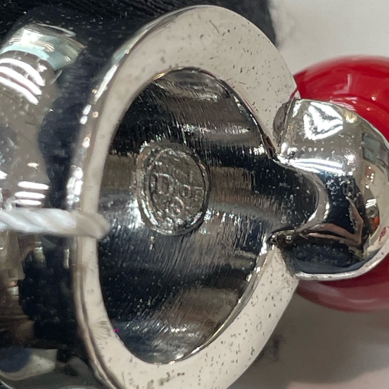 Dior tribales 紅黑圓球戒指XB759-11