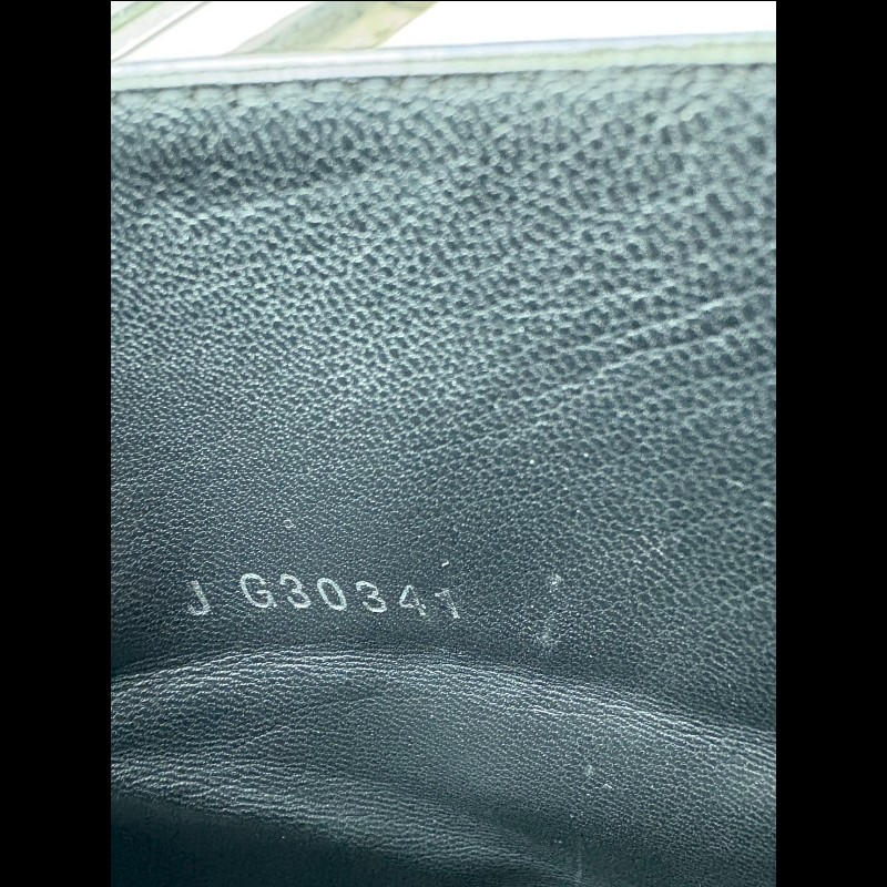 Chanel 黑亮皮細跟珍珠短靴-13