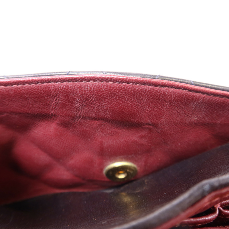 CHANEL 羊皮皮革Classic 23金扣鏈帶肩背袋-25