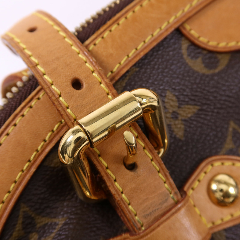 LOUIS VUITTON Monogram Tivoli GM金扣肩背袋-10