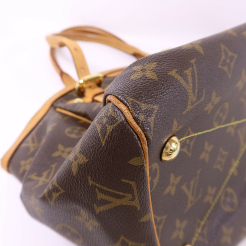 LOUIS VUITTON Monogram Tivoli GM金扣肩背袋-12