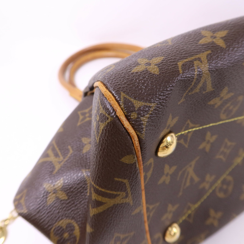 LOUIS VUITTON Monogram Tivoli GM金扣肩背袋-14