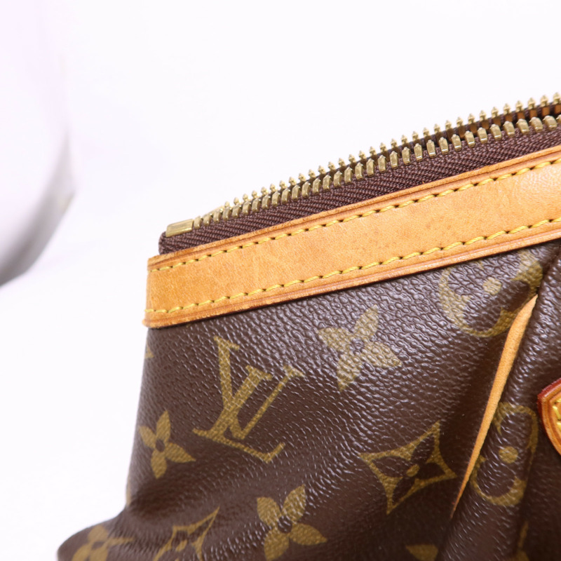 LOUIS VUITTON Monogram Tivoli GM金扣肩背袋-20