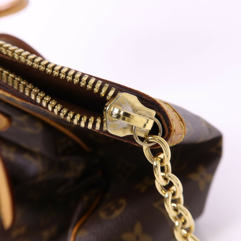 LOUIS VUITTON Monogram Tivoli GM金扣肩背袋-21