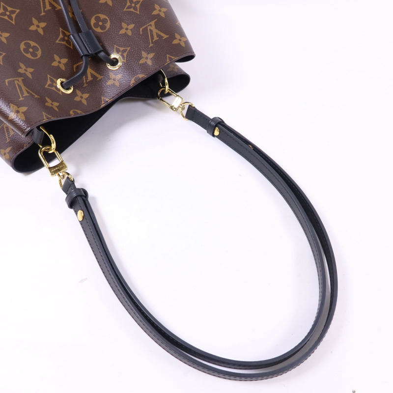 LOUIS VUITTON Monogram Neo Noe MM金扣肩背袋-4