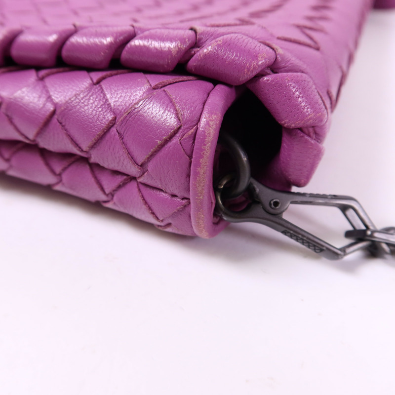 BOTTEGA VENETA 羊皮皮革Shoulder Bag肩背袋-18