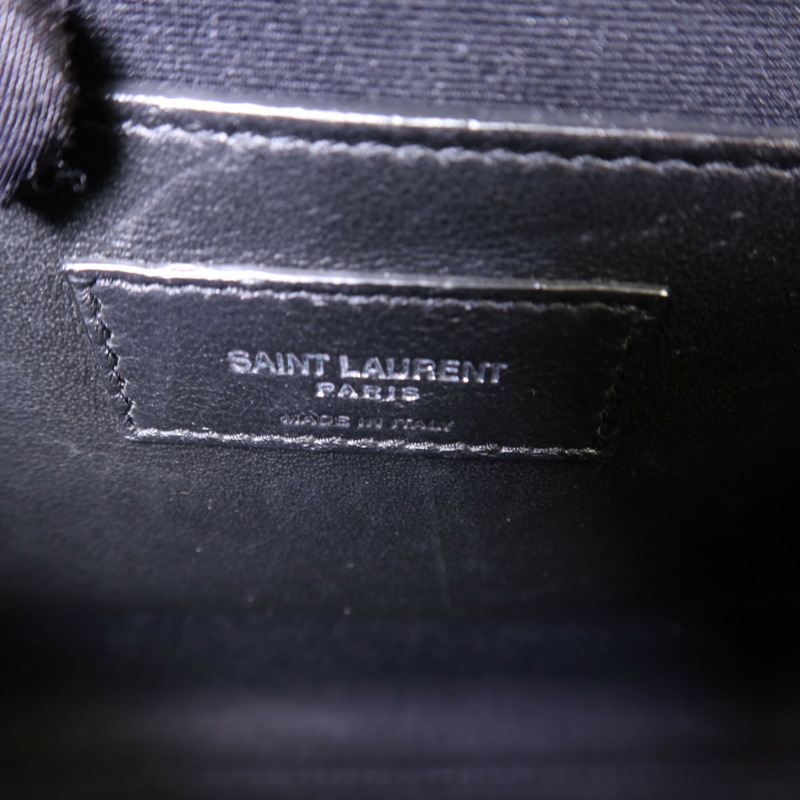SAINT LAURENT 牛皮皮革Uptown Small Tote銀扣手挽肩背兩用袋-6
