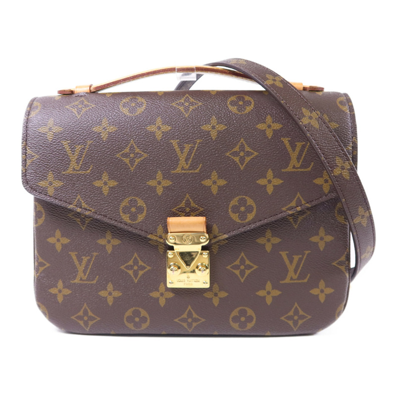 LOUIS VUITTON Monogram Pochette Metis MM金扣手挽肩背兩用袋-0