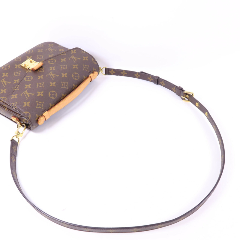 LOUIS VUITTON Monogram Pochette Metis MM金扣手挽肩背兩用袋-4