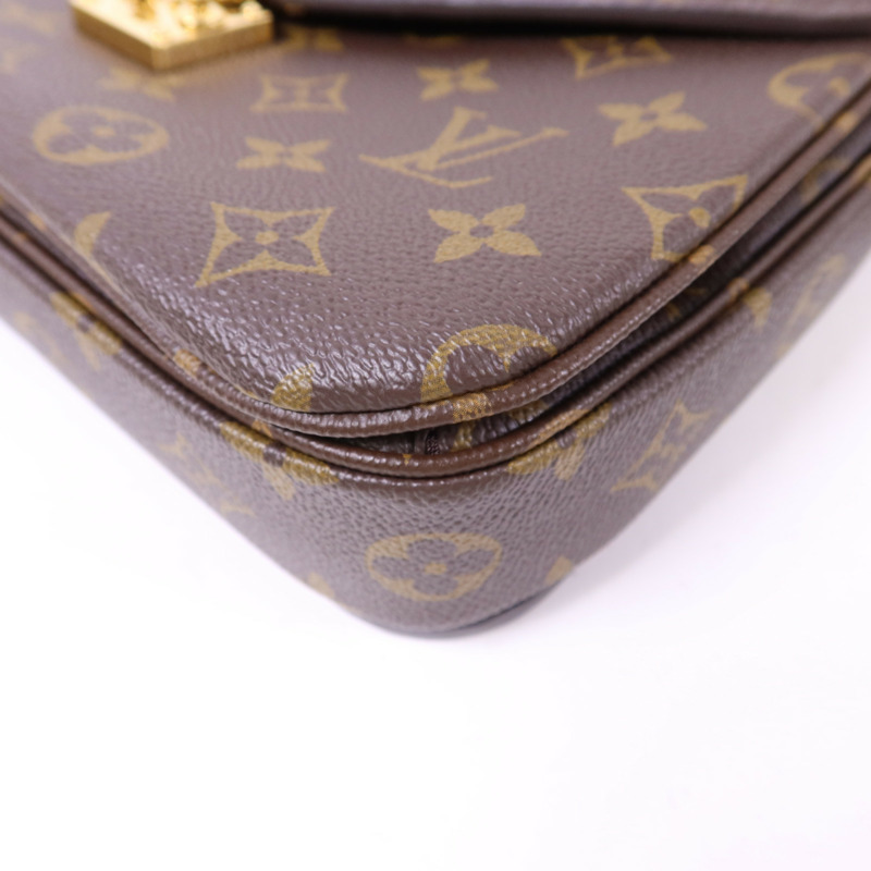 LOUIS VUITTON Monogram Pochette Metis MM金扣手挽肩背兩用袋-9