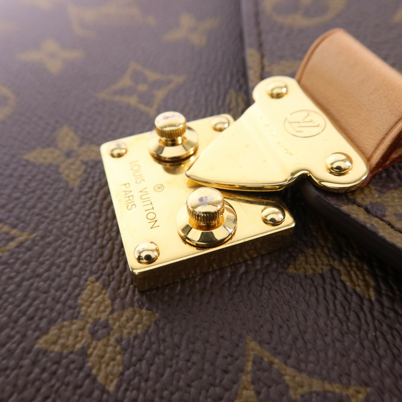 LOUIS VUITTON Monogram Pochette Metis MM金扣手挽肩背兩用袋-15