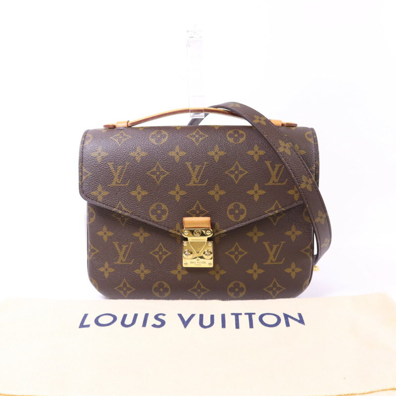 LOUIS VUITTON Monogram Pochette Metis MM金扣手挽肩背兩用袋-16