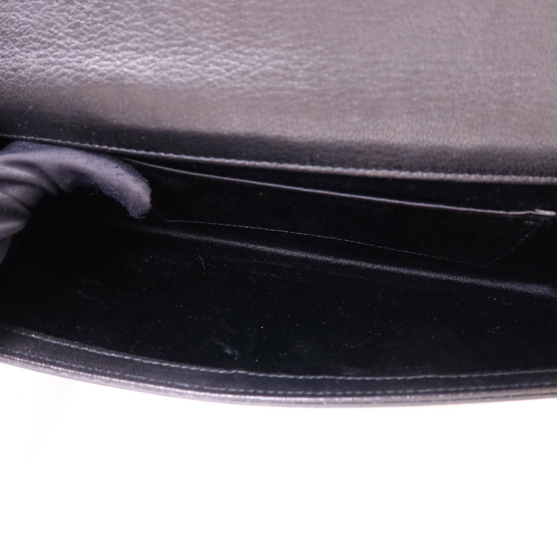 SAINT LAURENT 牛皮皮革Clutch Bag金扣手拿包-4