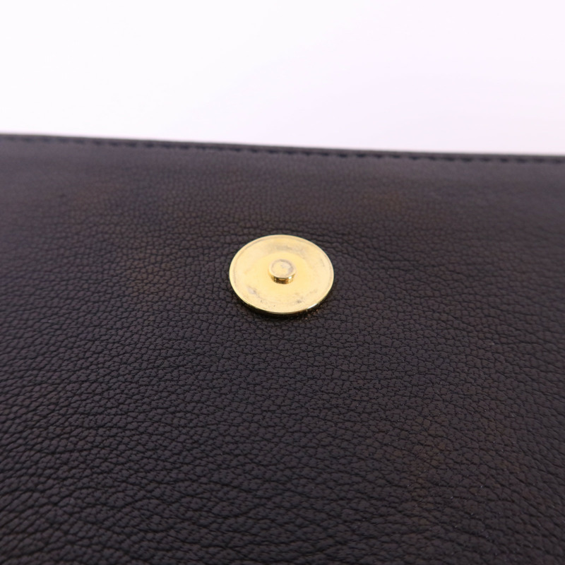 SAINT LAURENT 牛皮皮革Clutch Bag金扣手拿包-7