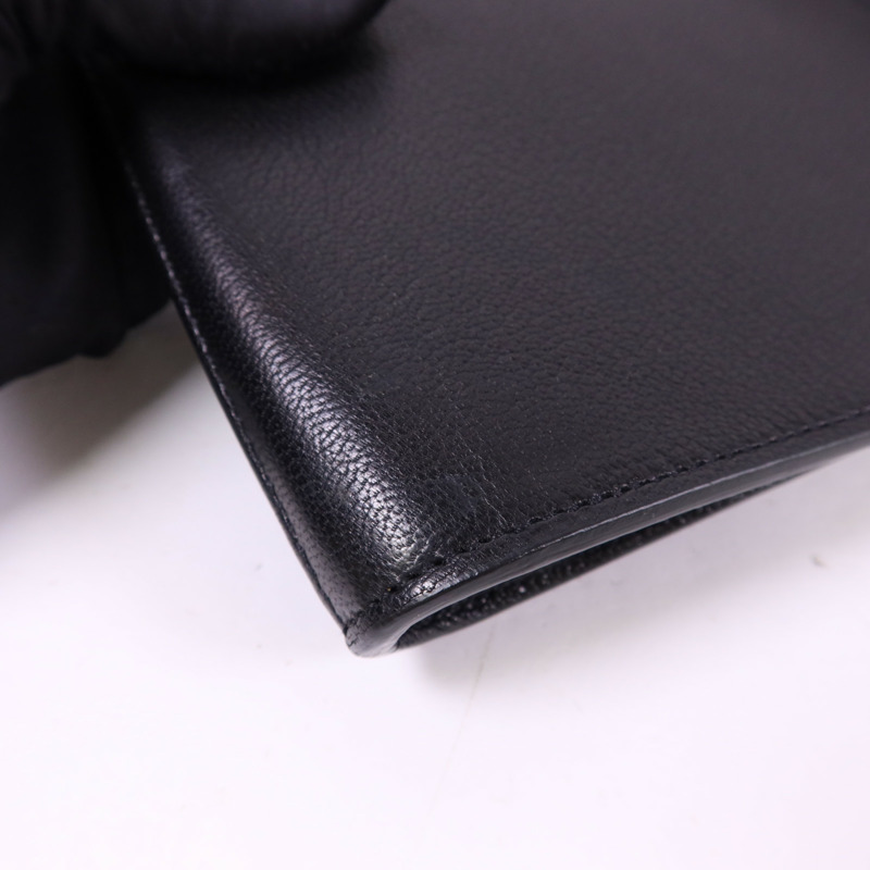 SAINT LAURENT 牛皮皮革Clutch Bag金扣手拿包-15