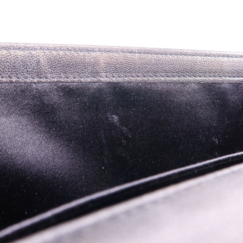 SAINT LAURENT 牛皮皮革Clutch Bag金扣手拿包-16