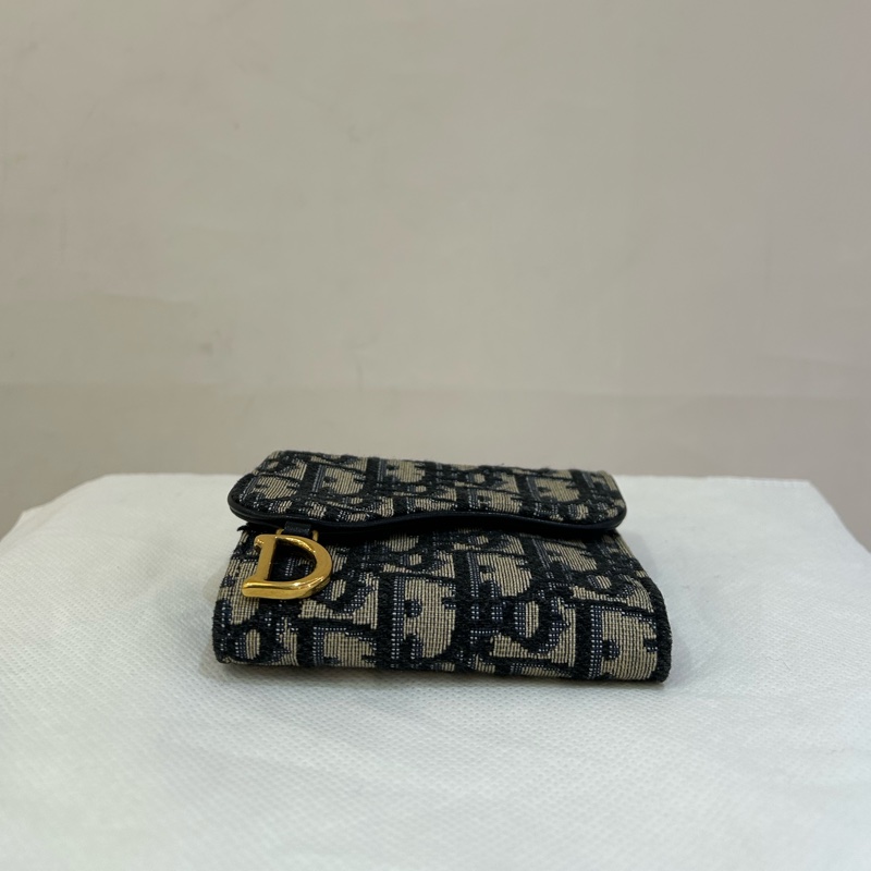 DTOR藍緹花三折短夾-2