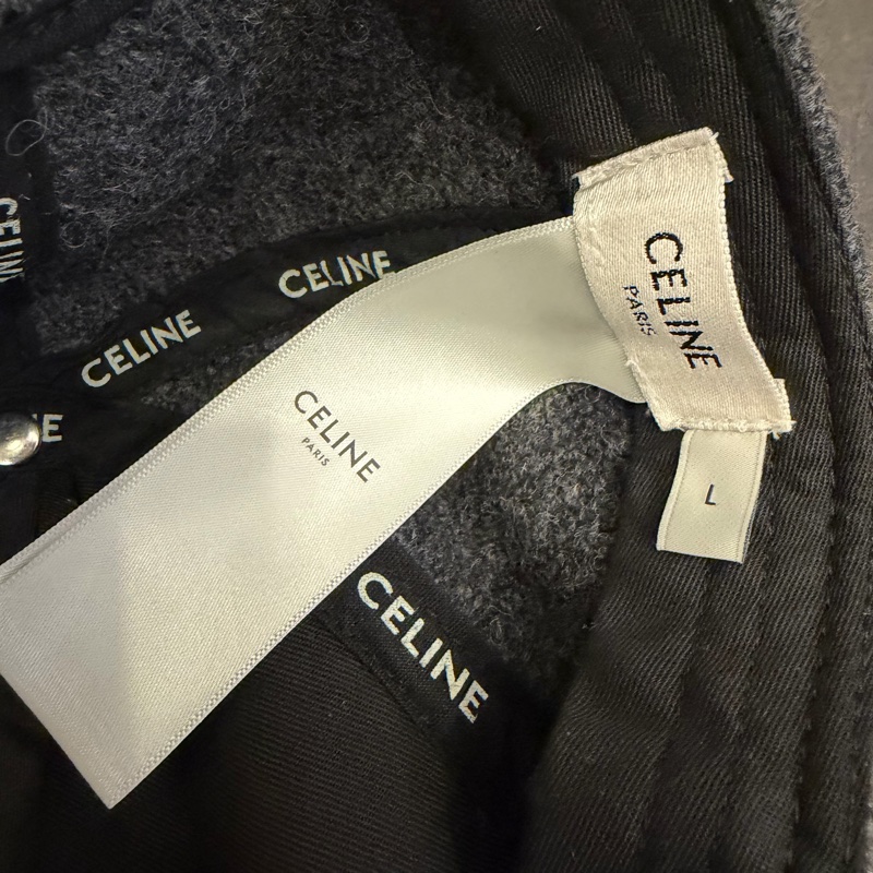 Celine 毛呢棒球帽-5