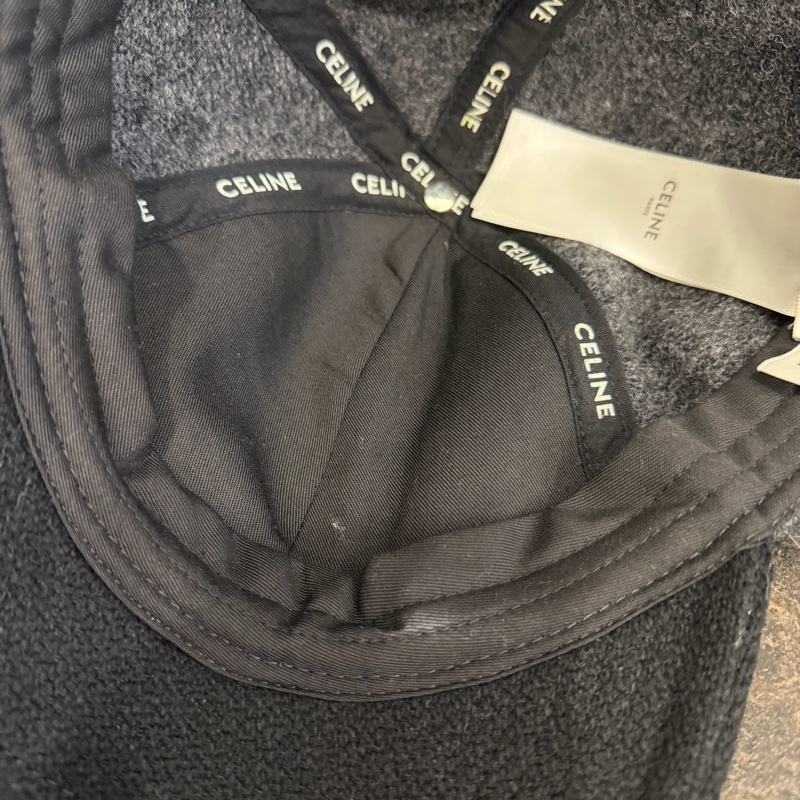 Celine 毛呢棒球帽-6