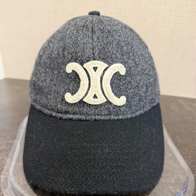 Celine 毛呢棒球帽-7