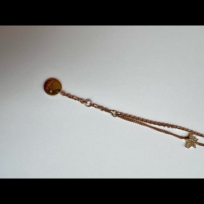 DIOR 金色星星✨CD雙鏈條手鏈 全套-3