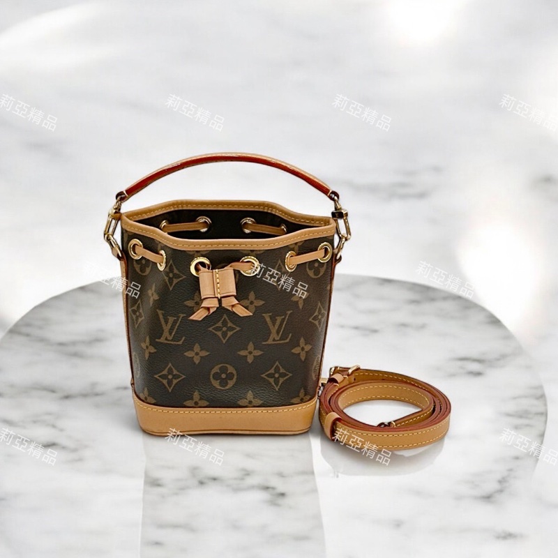 莉亞精品♡ LV Nano Noe小水桶 二手美包-0