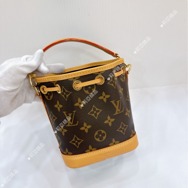 莉亞精品♡ LV Nano Noe小水桶 二手美包-3