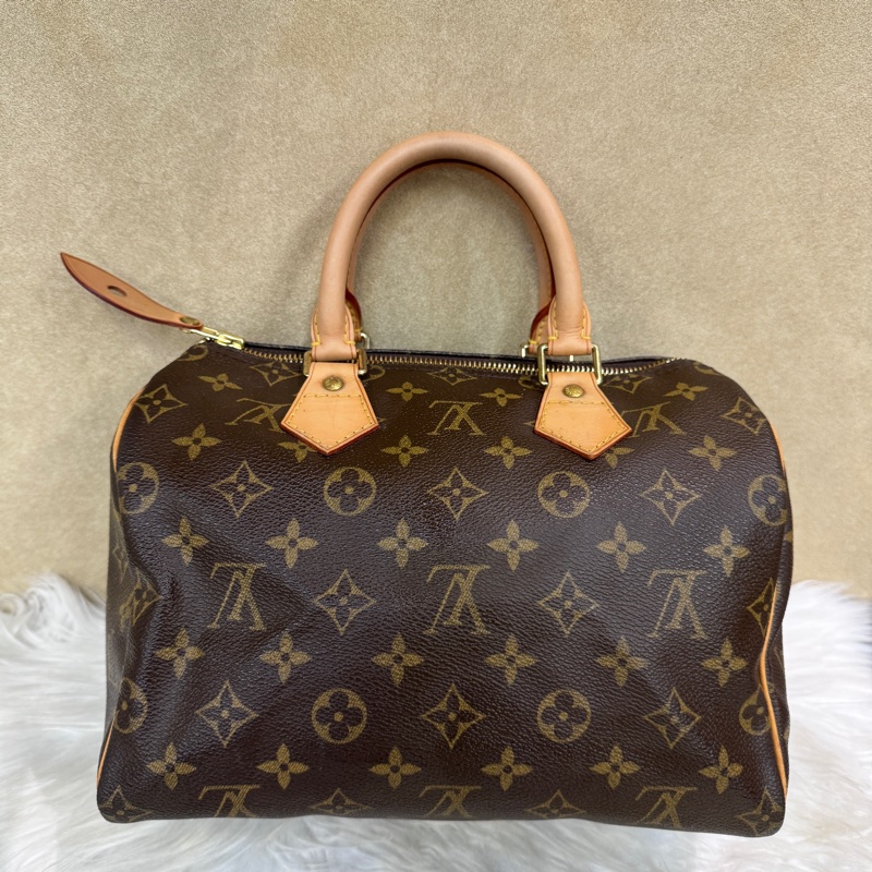 LV Speedy25 老花手提波士頓包-1