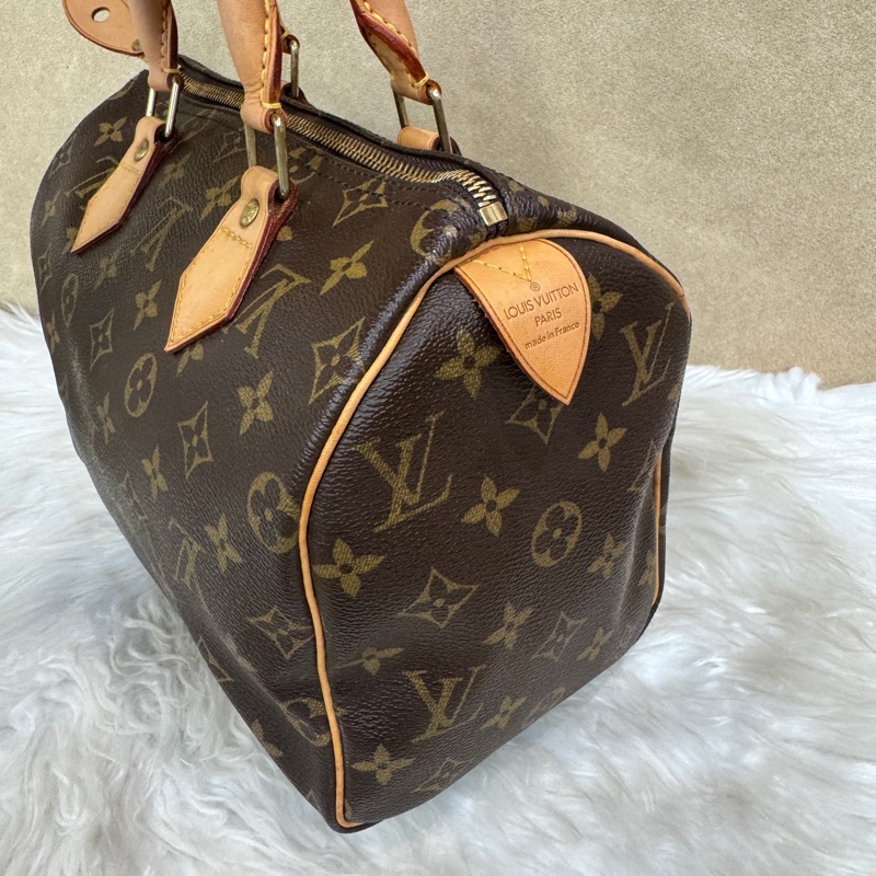 LV Speedy25 老花手提波士頓包-2