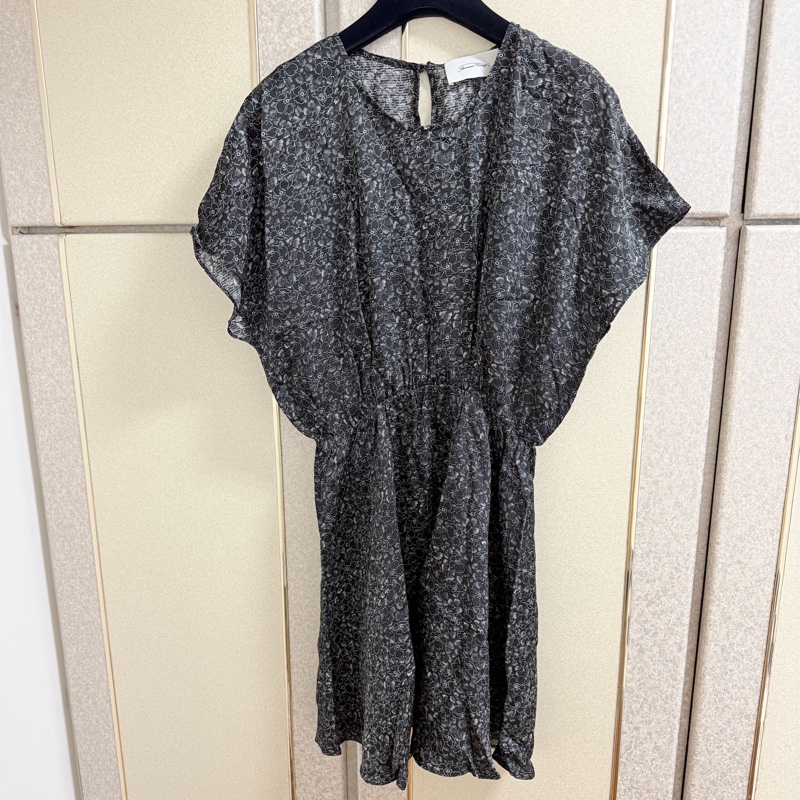 全新AMERICAN VINTAGE 法式印花涼感短袖洋裝 M-L可穿-4