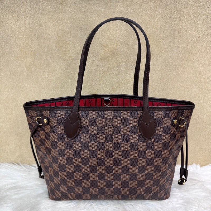 LV Neverfull PM 咖格手提肩背包-0