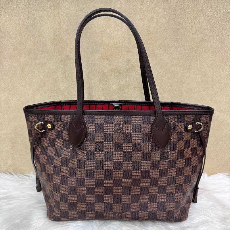 LV Neverfull PM 咖格手提肩背包-1
