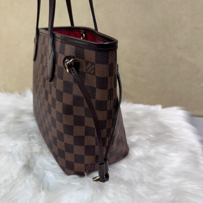 LV Neverfull PM 咖格手提肩背包-3