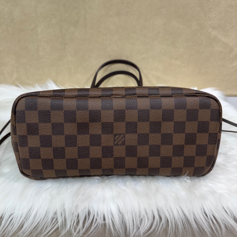 LV Neverfull PM 咖格手提肩背包-4